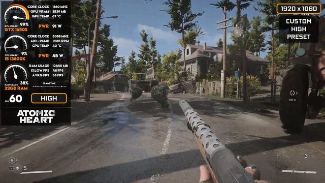 GTX 1650 SUPER - Atomic Heart - 1080p All Settings Tested смотреть онлайн