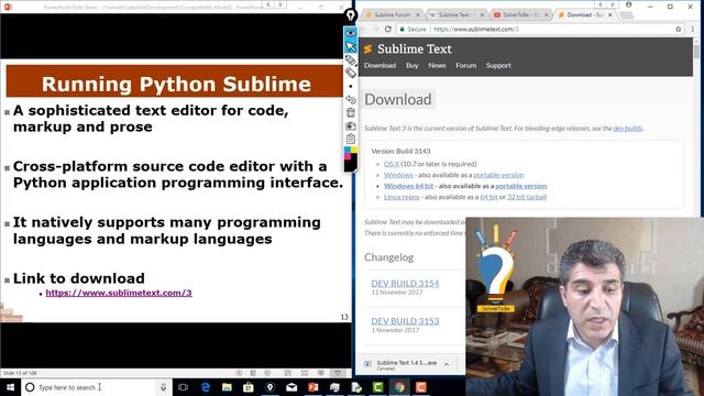 Python 04| Running Python using Sublime смотреть онлайн