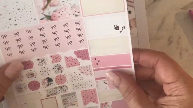 Plan the week of Valentine with this beautiful kit from Sadies Stickers featuring romantic pinks. смотреть онлайн