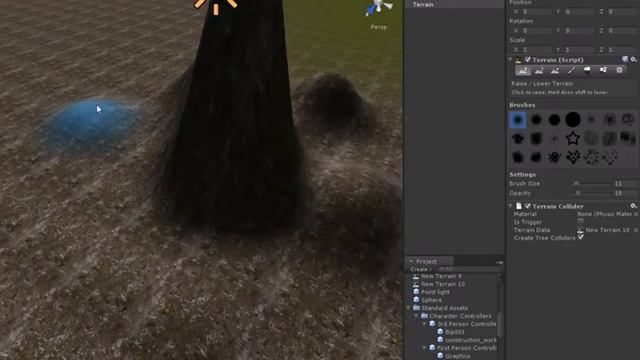 как сделать горы в юнити смотреть онлайн