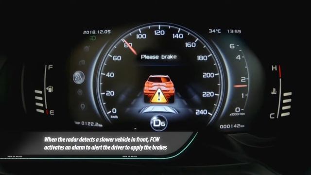 PROTON X70 Autonomous Emergency Braking & Forward Collision Warning смотреть онлайн