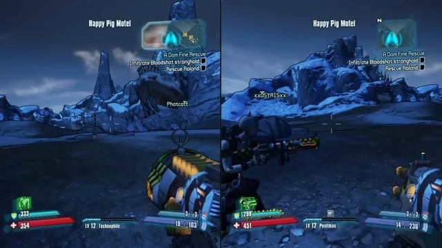 Borderlands: The Handsome Collection PS4 Split Screen