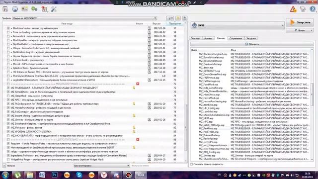 как включать и выключать моды в Mod Organizer смотреть онлайн