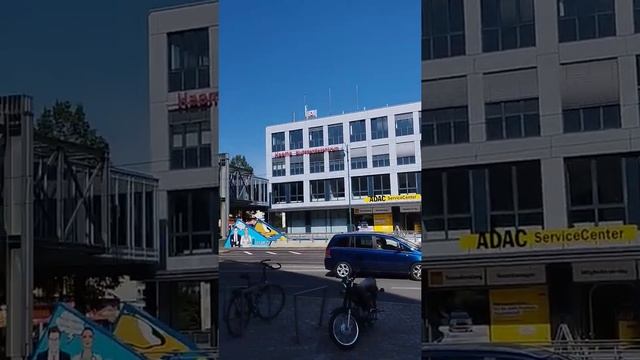 Центральная улица во Франкфурте на Одре. смотреть онлайн