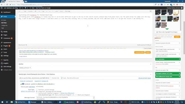 Posting with WordPress for Maximum Reach смотреть онлайн
