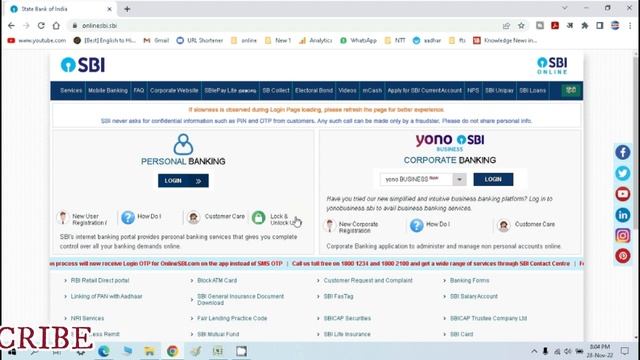 How to Reactivate of sbi Netbanking II Reactivation of username for sbi netbanking II смотреть онлайн