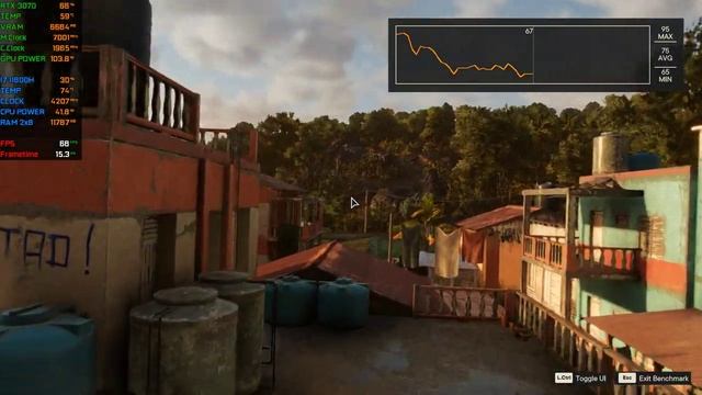 Far Cry 6 // RTX 3070 (8GB + 140w) Laptop + Intel 7 11800H // 1080p + Ultra Benchmark смотреть онлайн