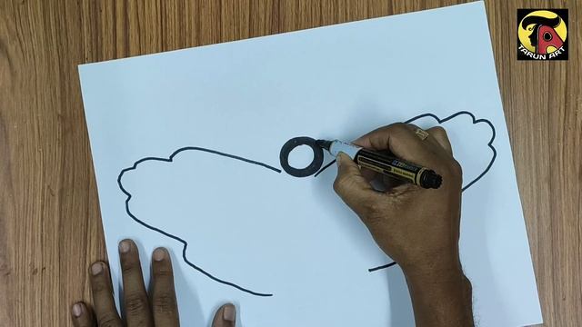 10 Easy handy palm art.// Hand placing drawing.// Tarun Art. смотреть онлайн