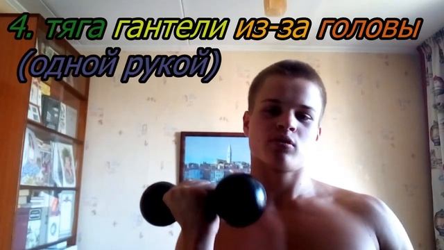 Как накачать Трицепс дома.Отжимания+Гантели! смотреть онлайн