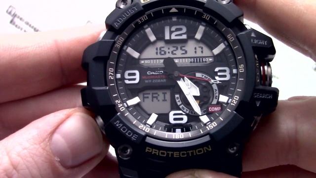 Часы Casio G-SHOCK GG-1000-1A - Инструкция, как настроить от PresidentWatches.Ru смотреть онлайн
