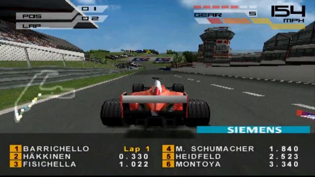 Formula One 2001 PS1 - Gameplay Video смотреть онлайн