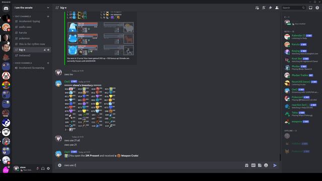 OwO Bot 3M Update New Gem, Weapon and Passives смотреть онлайн