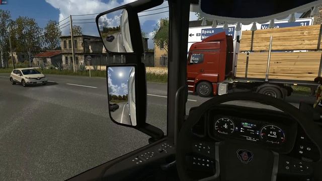 [ETS2] Euro Truck Simulator 2 1.32 - Scania Next Generation - Trailer Ekeri - Promods Map смотреть онлайн