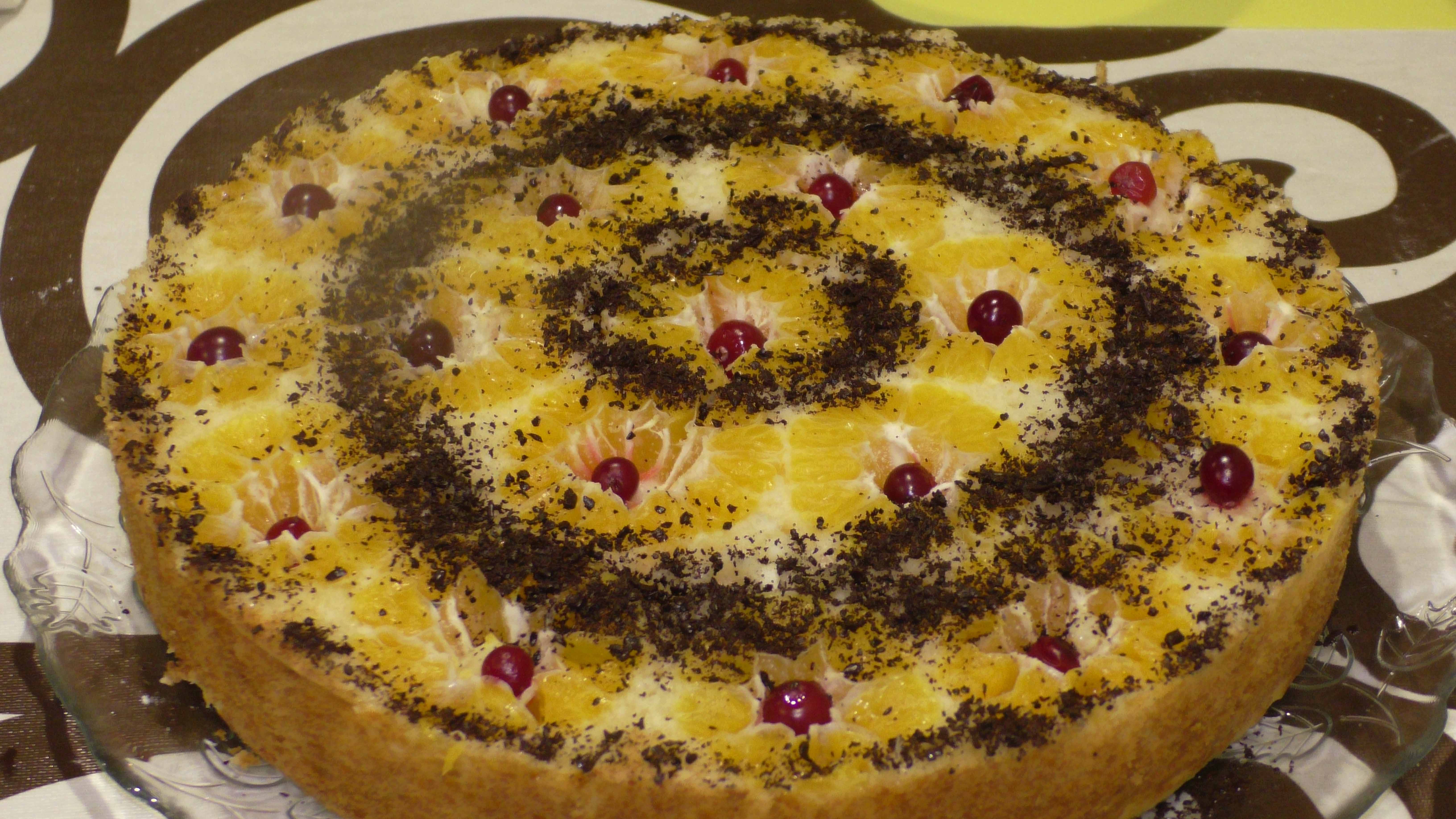 Творожный пирог с мандаринами. Просто восторг! смотреть онлайн