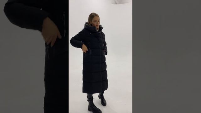 Зимнее женское пальто OHARA на био-пухе, артикул CB-22719 смотреть онлайн