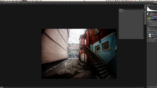# 1 Saduint | Photoshop Post Processing - Atmospheric Urban Photo смотреть онлайн