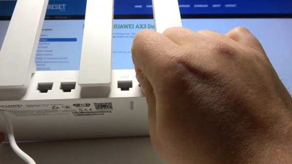 How to Factory Reset HUAWEI AX3 Router - Restore Defaults on Huawei Router - Force Reset Huawei AX3