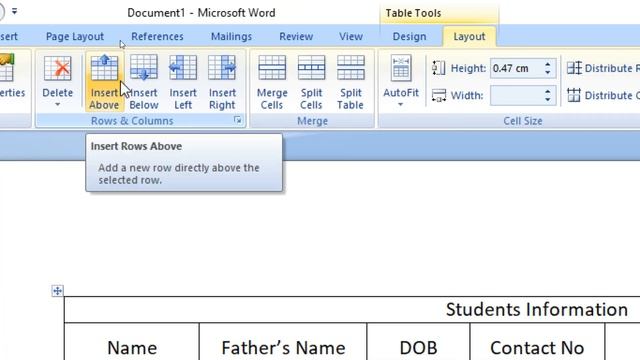 How to Create and Format Table in Microsoft Word | Table in MS Word смотреть онлайн