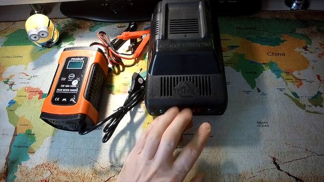 Автоматическое импульсное зарядное устройство для 12 вольтовых аккумуляторов распаковка и кратки смотреть онлайн