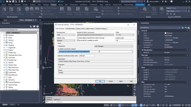 Chapter 1 | Site Analysis Part 1: Export georeferenced Civil 3D topography to AutoCAD смотреть онлайн