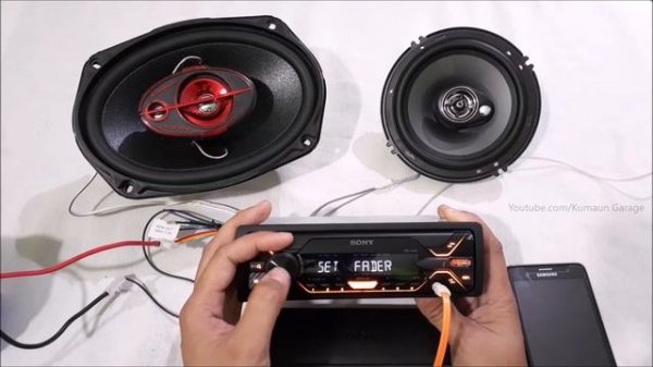Sony DSX-A110U  wiring and sound test