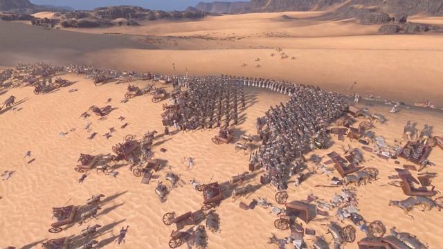 900 BEST SPEARMEN vs 1.200 BEST CHARIOTS - Total War PHARAOH смотреть онлайн