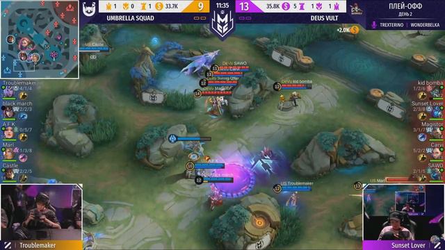 US vs DeVu Umbrella Squad VS Deus Vult MLBB MOBILE LEGENDS МОБАЙЛ ЛЕГЕНД смотреть онлайн