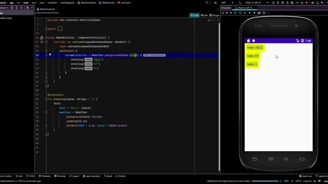 #02 Column Layout In Jetpack Compose in Hindi | अब coding और Ui Design इतनी आसान ? смотреть онлайн