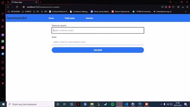 [SPRING BOOT MVC + REACT]Construção de um blog simples смотреть онлайн