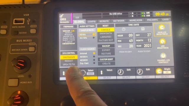 How to shut down your Behringer x32/Compact. смотреть онлайн