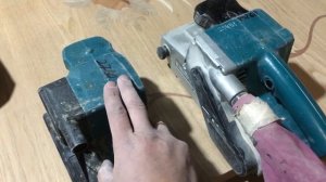 Сравнение ленточных шлифовальных машинок Makita 9404 и Makita 9910