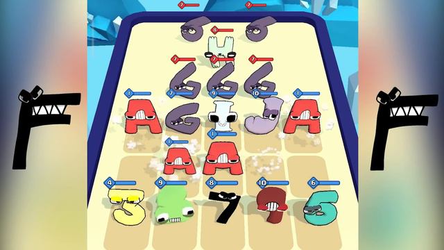MERGE 'ALPHABET + NUMBER LORE' 3D - Monster Fusion #5 ⭐ ⭐⭐⭐ ⭐⭐⭐abcdefghijklmnopqrstuvwxyz+123456789