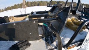 Обзор снегохода STELS капитан 150/Утопил в пухляке