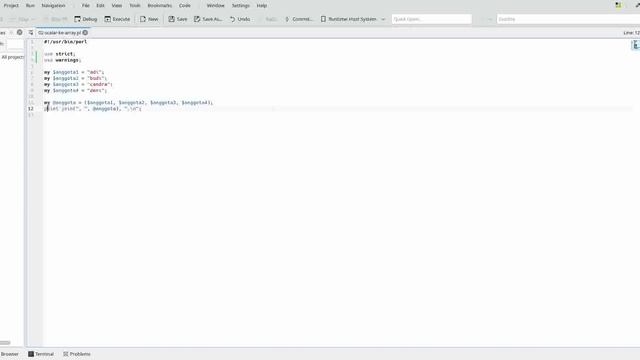 Konversi scalar ke array | Perl | Tutorial linux bahasa Indonesia смотреть онлайн