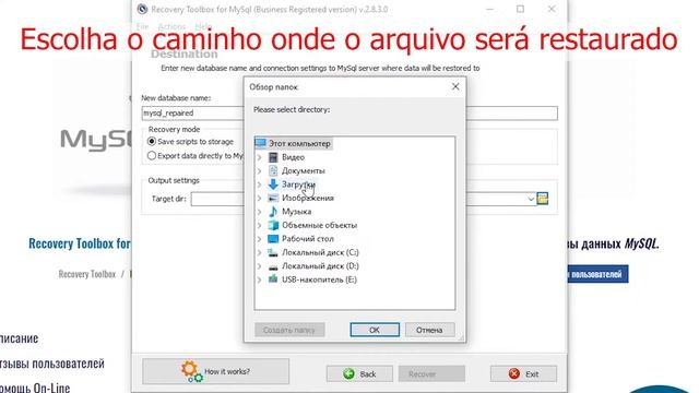 Como reparar banco de dados MySQL смотреть онлайн