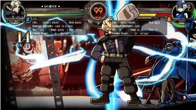 Skullgirls Second Encore Beowulf Corner Combo смотреть онлайн