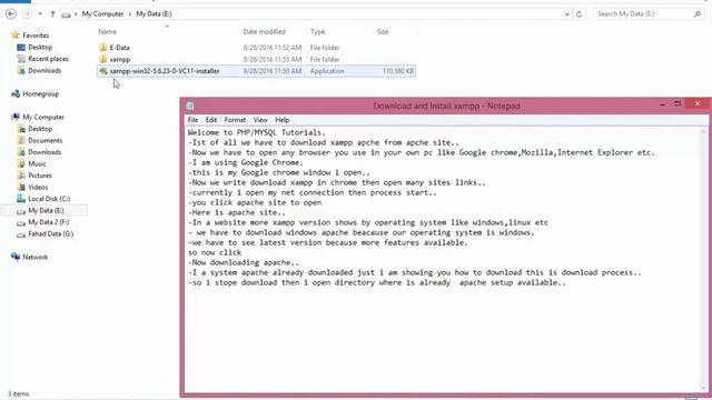 Xampp Download and Install (Tutorial 1) смотреть онлайн