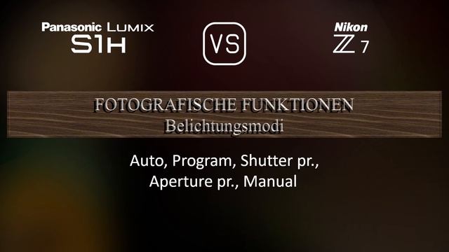 Panasonic Lumix S1H Vs. Nikon Z7: Ein Vergleich Der Technische Daten