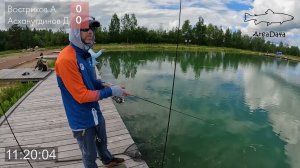 Обменялись сходами с соперником. поклевка на смене приманки Nories Masukurouto Sofia.