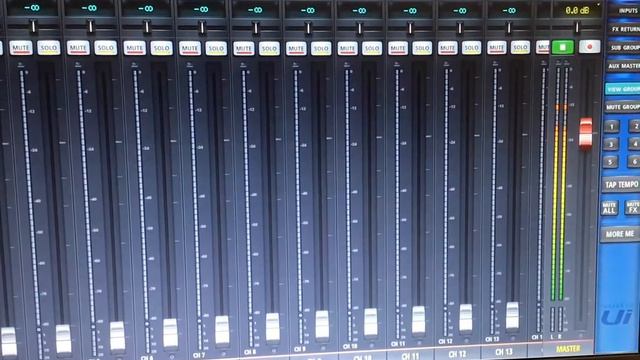 Soundcraft Ui24R Sidechain садчейн