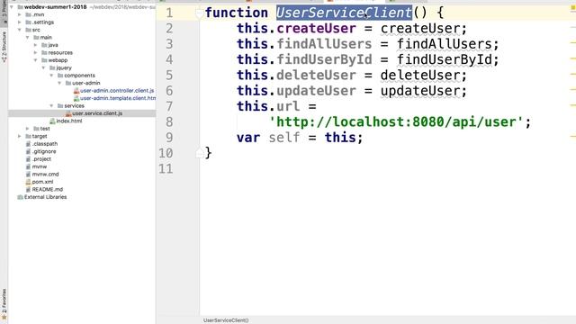M1L4.2 user service move create user to service смотреть онлайн