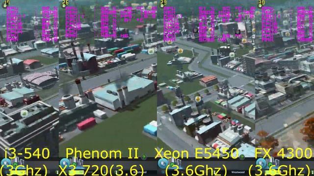 Разгон (Overclocking) Phenom II X3 720@3.6 vs i3-540 vs Xeon E5450@ vs FX4300 + GTX 970 in 16 game смотреть онлайн
