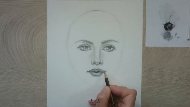 How to draw a portrait of a beautiful girl/как нарисовать портрет красивой девушки смотреть онлайн
