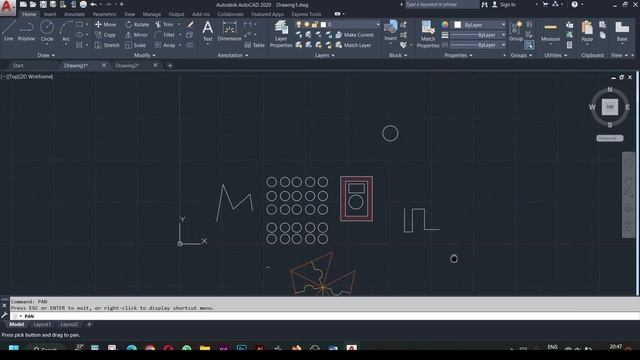 AutoCAD Tutorial - Pan & Drag, Zoom in / Zoom out | viewport control | in hindi | autocad 2022 смотреть онлайн