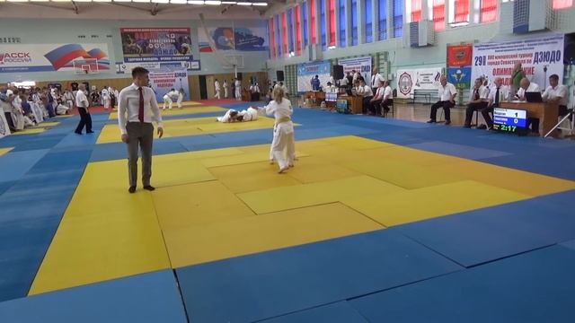 Анастасия Т 34 Тюнина 10 лет Схватка 4 Дзюдо 29 06 2019г смотреть онлайн