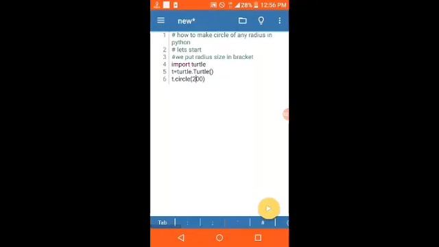 How to draw a circle in python. How to draw a colorful circle. смотреть онлайн