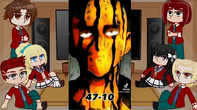 Classroom of the Elite react to y/n Saitama vs Garou?? смотреть онлайн