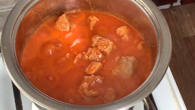 Нежный гуляш из свинины!!! смотреть онлайн