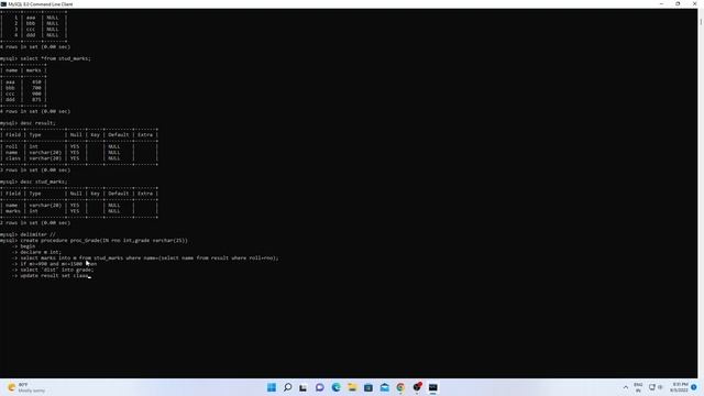 Implementation of SQL Stored Procedure, SQL Function,Tool Used: MySQL, Operating System:Ubuntu Linu смотреть онлайн