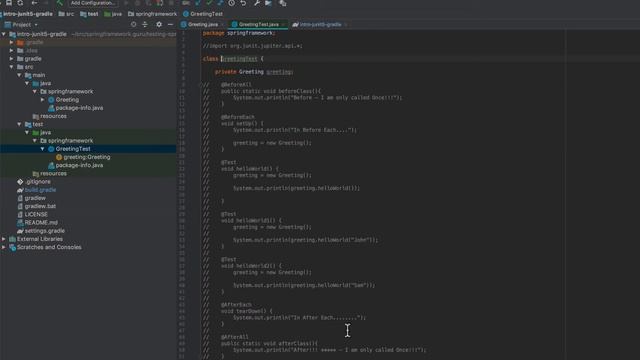 JUnit 5 Gradle Project Configuration смотреть онлайн